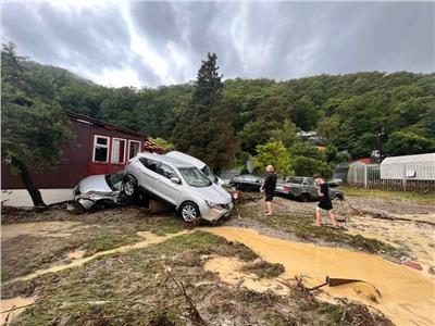 الفيضانات والأعاصير تضرب سوتشي والمناطق المجاورة جنوب روسيا 