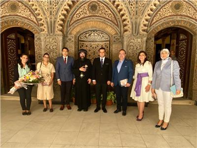 رئيس حزب صوت الشعب يلتقي الأنبا يوليوس أسقف عام خدمات كنائس مصر