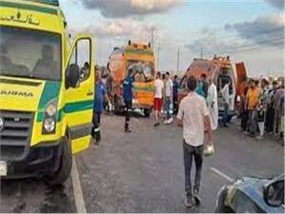 ارتفاع عدد ضحايا حادث الطريق الصحراوي إلى 6 وفيات 