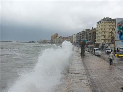 «الأرصاد»: نوة بحرية جديدة تضرب شواطئ الإسكندرية
