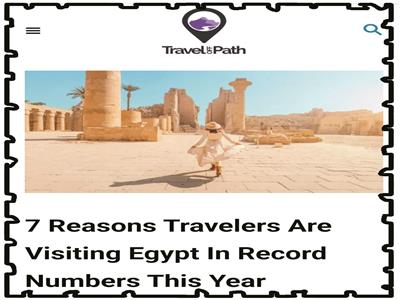أرقام قياسية للسياحة المصرية موقع عالمى يبرز مزايا «المقصد المصرى» ويتوقع طفرة