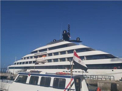 ميناء بورسعيد السياحي يستقبل اليخت EMERALD SAKARA