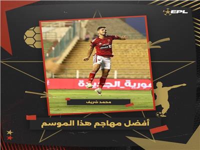 محمد شريف أفضل مهاجم في الدوري المصري بتصويت الجماهير 