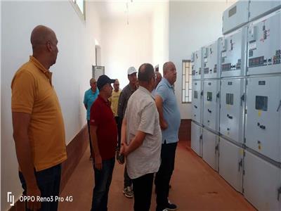 رئيس كهرباء القناة يتفقد موزع وخطوط الجهد المتوسط لمشروع الريف المصري في جنوب سيناء