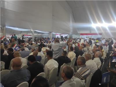 60 قيادة حزبية تؤيد الرئيس السيسي لفترة رئاسية جديدة في مؤتمر شعبي بالشرقية 