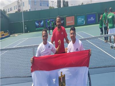 اللجنة البارالمبية المصرية: صعود فريق زوجي التنس الأرضي للمركز الثالث 