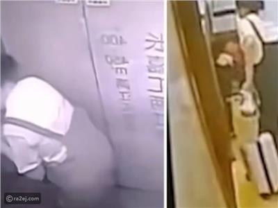 امرأة تلد طفلاً داخل مصعد وتلقيه في القمامة بالصين | فيديو