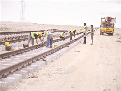 خط السكة الحديد «العريش – طابا».. شريان تنمية جديد بسيناء
