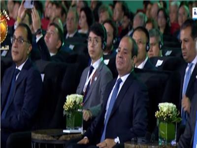 الرئيس السيسي يشهد فيلماً تسجيلياً خلال انطلاق الاجتماعات السنوية للبنك الآسيوي