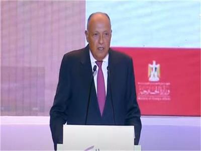 شكري: الرئيس السيسي وجه بارتكاز السياسة الخارجية لمصر على مبادئ إنسانية