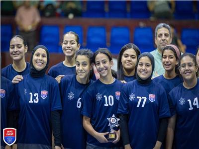 الزهور يتوج بكأس منطقة القاهرة لكرة اليد فتيات 2008