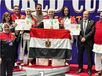 مصر تحصد لقب بطولة العالم للكاراتيه التقليدي بأوزباكستان برصيد 20 ميدالية  