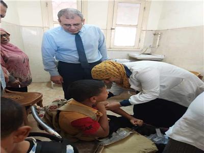 ٧٧٠ ألف طالب يتلقون تطعيم الالتهاب السحائي في المنيا