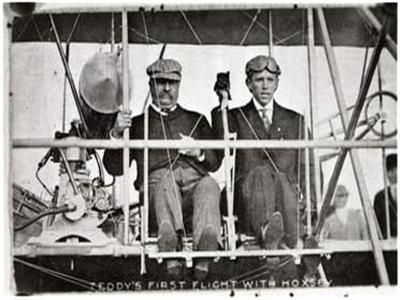 روزفلت.. أول رئيس في العالم يطير بالطائرة