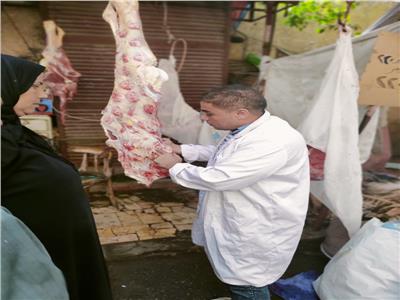 تكيثف أعمال التطهير وفحص اللحوم خلال مولد السيد البدوي بطنطا