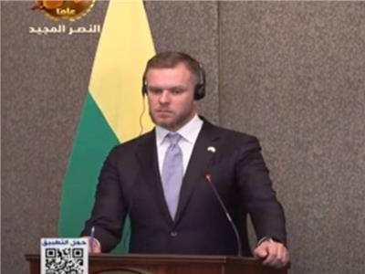 وزير خارجية ليتوانيا: نُركز على الشراكة مع مصر في مجالات مختلفة