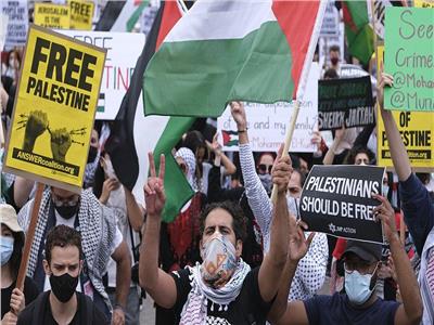 من أمريكا وفرنسا وقطر «الجمعة على الحدود».. مظاهرات تضامنية مع فلسطين 