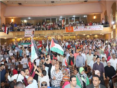 وقفة احتجاجية لعمال مصر تضامنا مع الشعب الفلسطينى| صور
