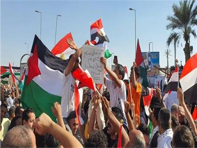 جمعة التفويض.. مظاهرات حاشدة في محافظات مصر دعمًا لفلسطين ورفضًا لتهجير سكان غزة