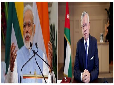 العاهل الأردني ورئيس وزراء الهند يبحثان هاتفيًا سبل العمل لوقف تدهورالأوضاع في غزة