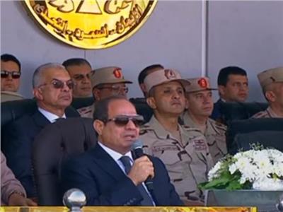 الرئيس السيسي: القوة الرشيدة هي أهم سمة للجيش المصري