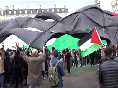 من باريس إلى غزة.. نحن معكم هتاف الآلاف في العاصمة الفرنسية تضامنا مع الشعب الفلسطيني