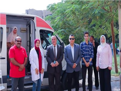 جامعة الدلتا التكنولوجية تُنظم حملة للتبرع بالدم تضامنًا مع الشعب الفلسطيني 