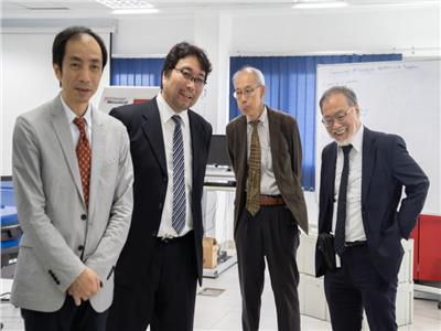 «النيل الأهلية» تستقبل وفد الجامعة المصرية اليابانية للعلوم والتكنولوجيا  