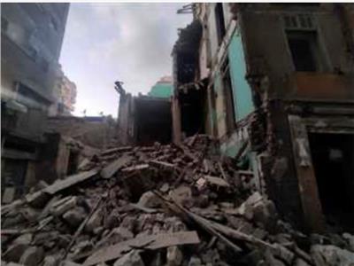 انهيار عقار بقرية جريس في المنيا دون وقوع خسائر بشرية 