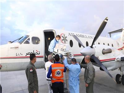 الصحة: الإسعاف الطائر ينقل 12 طفلًا فلسطينيًا إلى مستشفى العاصمة الإدارية الجديدة