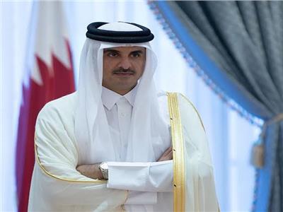 أمير قطر يعيد نشر تغريدة للرئيس السيسي ويرفقها بكلمات شكر وتقدير