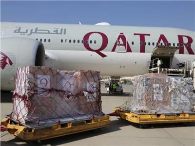 طائرة مساعدات قطرية تتوجه للعريش لإغاثة الفلسطينيين في قطاع غزة