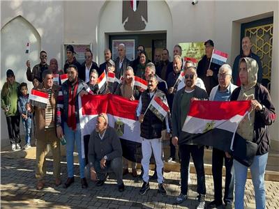 توافد الجالية المصرية في المغرب للمشاركة في الانتخابات الرئاسية| صور 