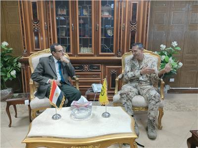 محافظ شمال سيناء يلتقي الملحق العسكري الإيطالي