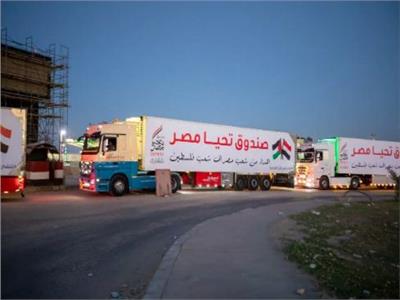 دخول أكثر من 150 شاحنة مساعدات إنسانية اليوم إلى الأراضي الفلسطينية 
