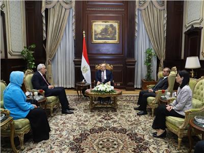 رئيس مجلس الشيوخ يستقبل السفير العراقي‎ بالقاهرة