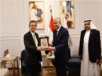 محافظ جنوب سيناء يستقبل السفير الياباني لبحث سبل التعاون