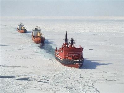 الجيش الروسي تتحصل على أول سفينة عسكرية كاسحة للجليد