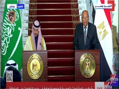 بث مباشر| مؤتمر صحفي لوزير الخارجية ونظيره السعودي