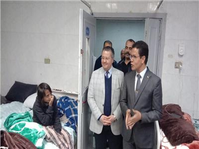 «الجيزاوي والدخاخني» يزوران المرضى الفلسطينيين بمستشفي بنها الجامعي 