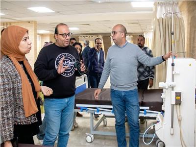 وكيل صحة قنا يتفقد التجهيزات النهائية للتشغيل الكامل لمستشفى نجع حمادي