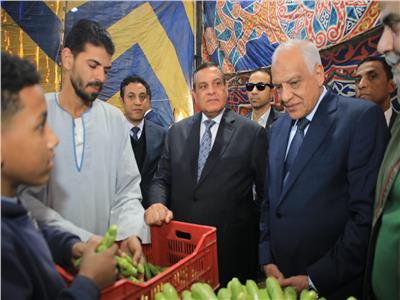 وزير التنمية المحلية ومحافظ الجيزة يتفقدان منافذ التجزئة للخضروات والفاكهة 