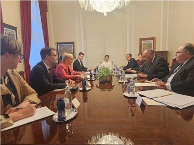 اجتماعات ثنائية بين وزير الخارجية ورئيسة سلوفينيا ورئيس الوزراء