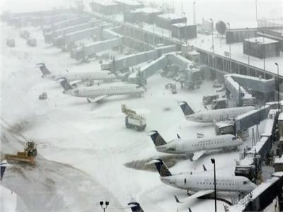 إلغاء أكثر من 1000 رحلة جوية في أمريكا بسبب عاصفة ثلجية