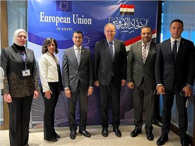 وفد تنسيقية شباب الأحزاب يلتقي سفير الاتحاد الأوروبي لدى القاهرة 