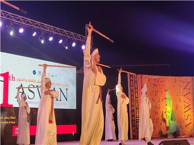 انطلاق فعاليات حفل افتتاح مهرجان أسوان الدولي الحادى عشر