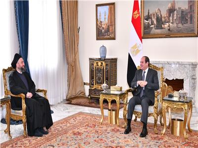 الرئيس السيسي لـ «عمار الحكيم»: مصر تدعم تعزيز الأمن والاستقرار في العراق