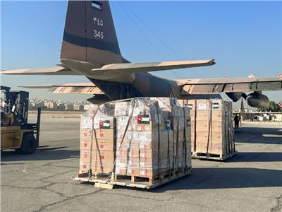 طائرة مساعدات عسكرية ألمانية تصل إلى الأردن لإرسالها لقطاع غزة