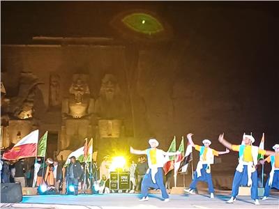 ختام مهرجان الثقافة والفنون الـ11 بمعبدى أبو سمبل فى ليلة تعامد الشمس