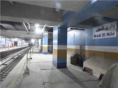 بالصور.. محطة مترو وادي النيل بالمهندسين بعد تقدم معدلات تنفيذها